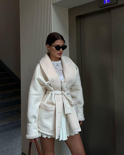 Manteau Cuir & Fourrure