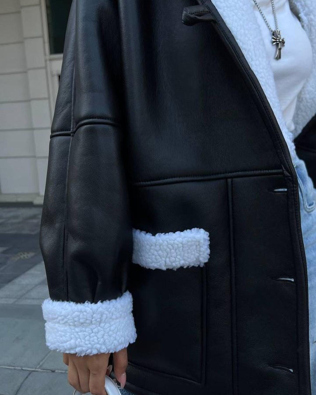 Manteau Cuir & Fourrure