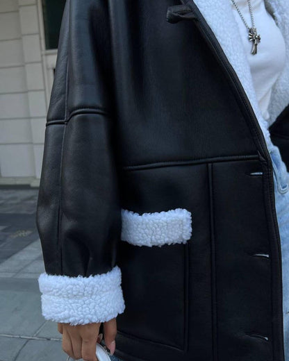 Manteau Cuir & Fourrure